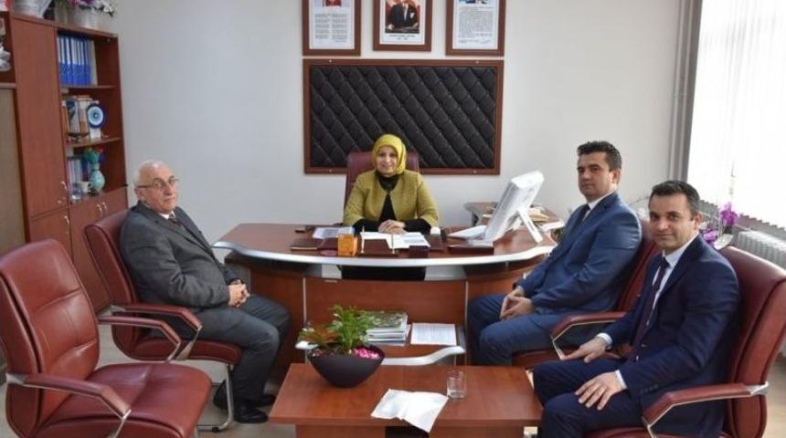 İl Milli Eğitim M&uuml;d&uuml;r&uuml; Durmuş&rsquo;un Pazaryeri Temasları