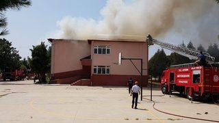 Aydın’da Okul Yangını