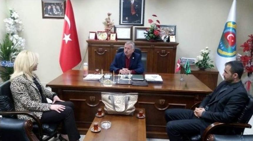 İş Kadını U&ccedil;ar&rsquo;dan, Ziraat Odasına Ziyaret