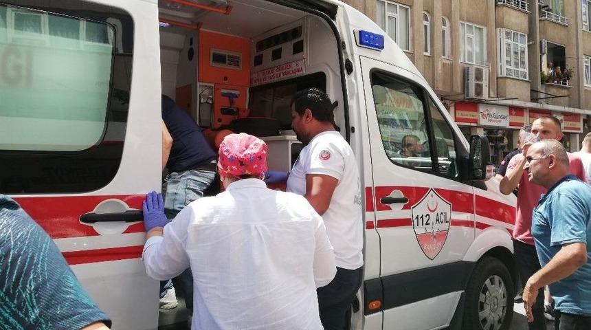 Otomobilin &Ccedil;arptığı Yaya Yaralandı