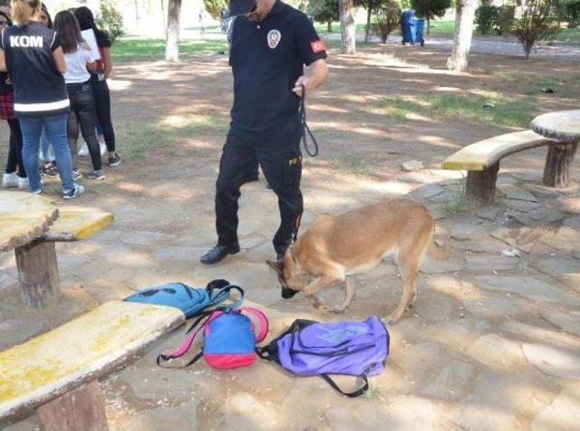 Nazilli'de Okul Önlerinde Denetim