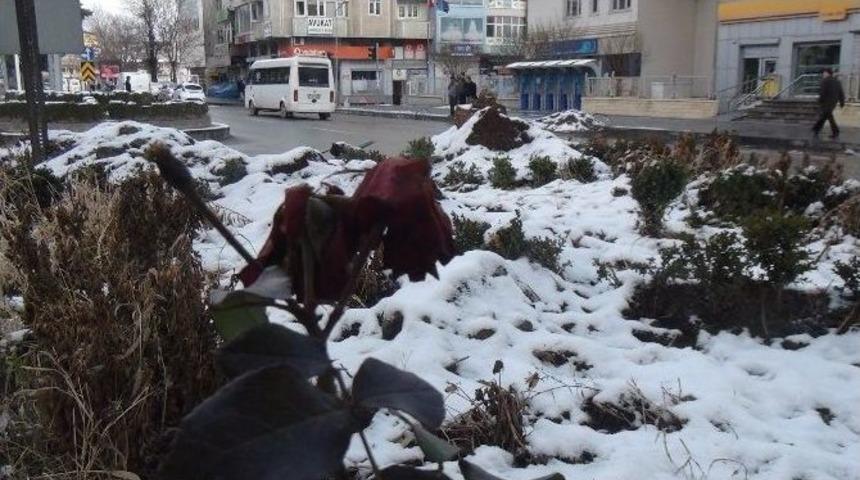 Tatvan&rsquo;da Kar Yağışı