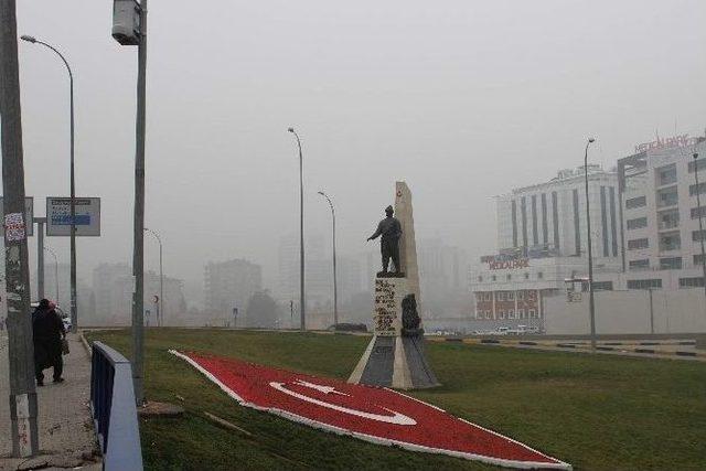 Gaziantep’te Sis Ulaşımı Olumsuz Etkiledi