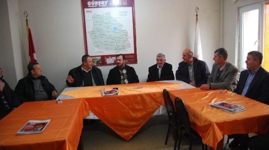 Malkara Ziraat Odası Y&ouml;netiminden Ak Parti&rsquo;ye Ziyaret