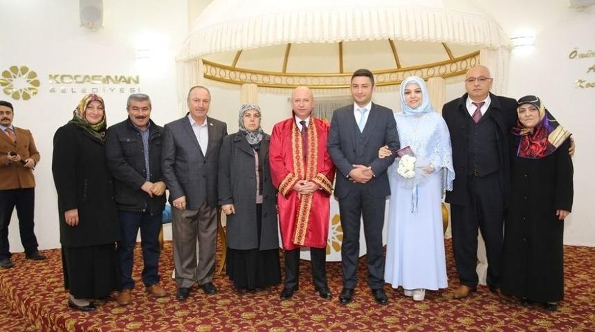 Kocasinan Belediyesi 2017 Yılında 3 Bin &Ccedil;iftin Nikahını Kıydı