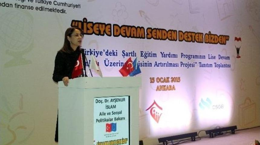 &Ccedil;ocuğunu Liseye G&ouml;nderen Yoksul Ailelere Teşvik Projesi