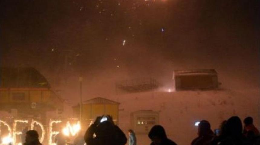 Paland&ouml;ken'de karnaval gibi a&ccedil;ılış