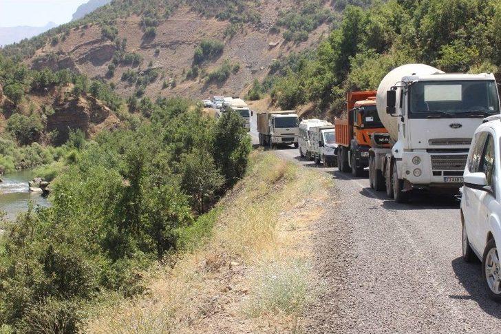 Beytüşşebap’ta Kaza Nedeniyle Yüzlerce Araçlık Kuyruk Oluştu G1