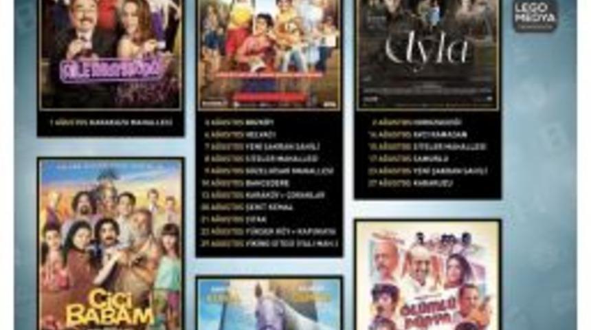 Aliağa&rsquo;da Yaz Sinema G&uuml;nleri Devam Ediyor