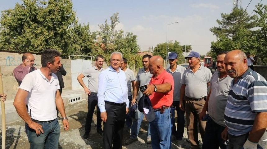 G&uuml;labibey Mahallesinde &Uuml;styapı &Ccedil;alışmaları Devam Ediyor