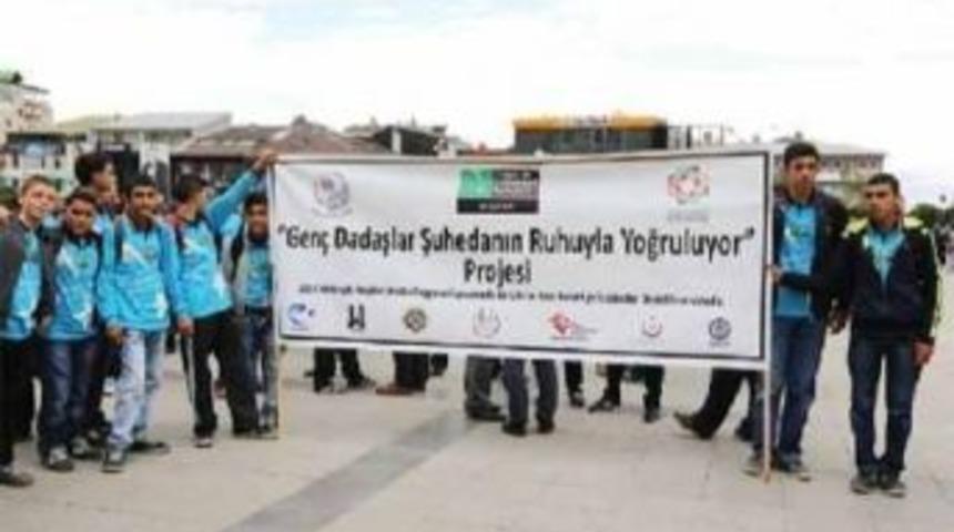Genç Dadaşlar Şühedanın Ruhuyla Yoğruluyor Projesi