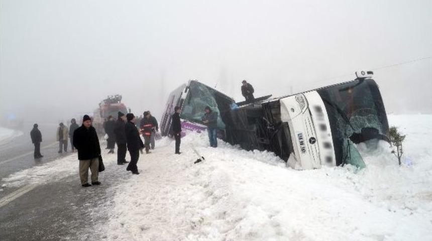 &Ccedil;orum&rsquo;daki Otob&uuml;s Kazası