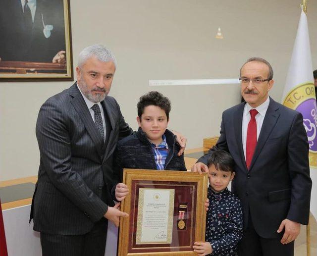 Ordu’da Şehit Yakını Ve Gazilere Övünç Madalyası