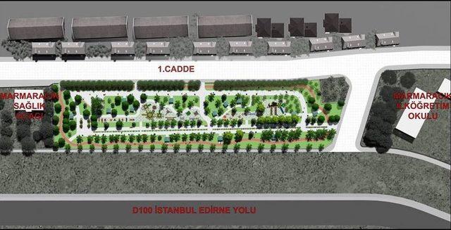 Ergene Belediyesi Marmaracık Mahallesi’ne Park Yapacak