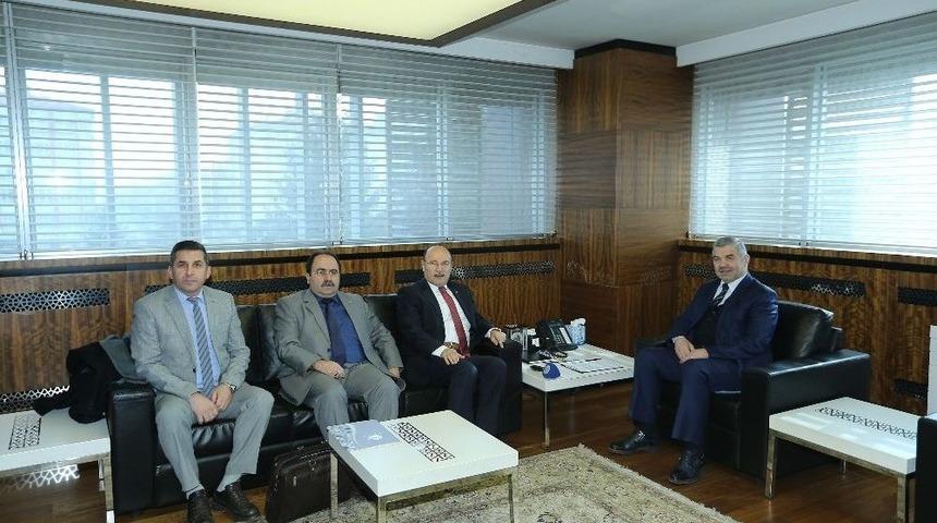 Bem-bir Sen Genel Başkanı Turbay, Başkan &Ccedil;elik&rsquo;i Ziyaret Etti