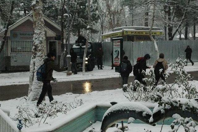 Malatya’da Kar Yağışı