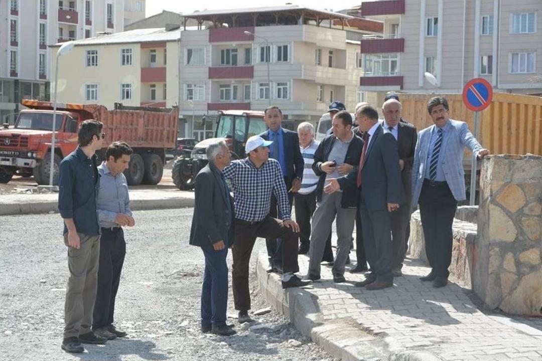 Belediye Başkanı Faruk K&ouml;ksoy, &Ccedil;alışmaları Yerinde İnceledi