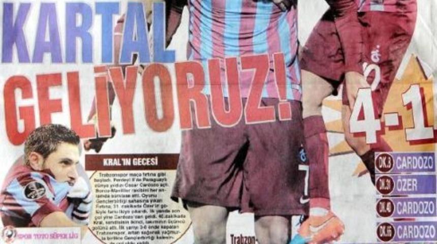 Trabzonspor&rsquo;a yerel basından anlamlı başlıklar