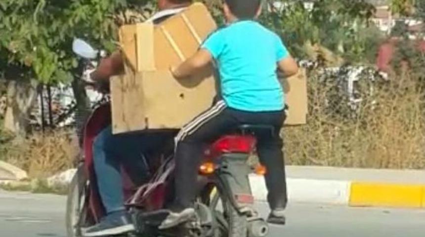 Motosiklette Tehlikeli Yolculuk