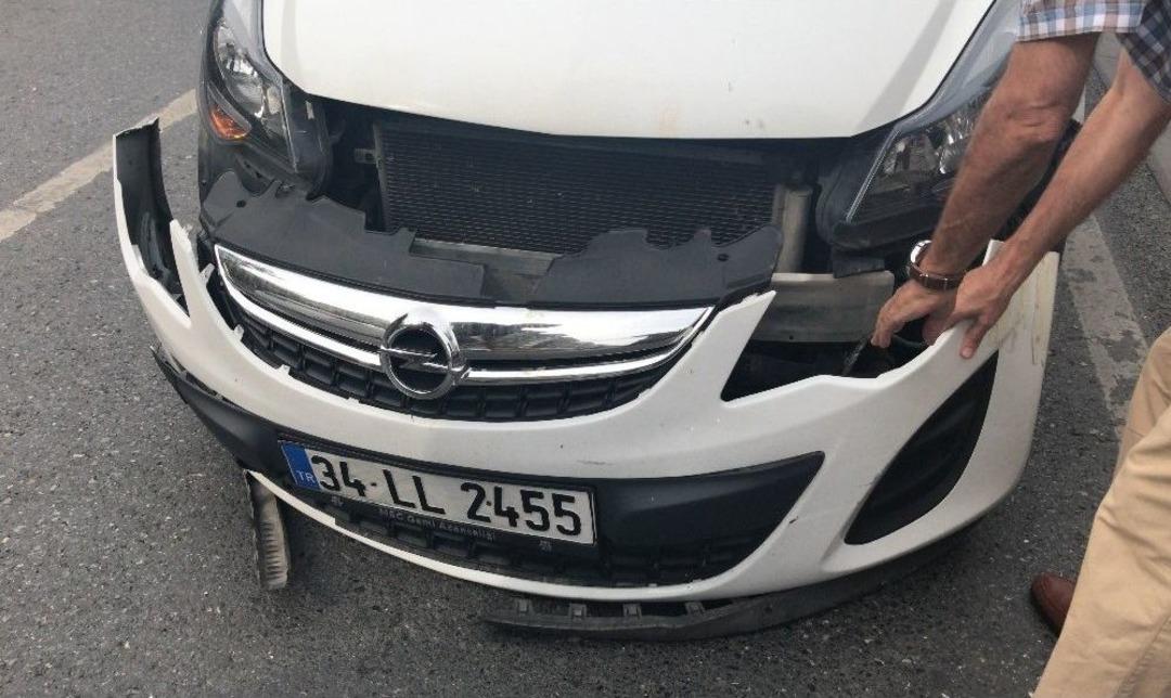 (&ouml;zel Haber) İstanbul&rsquo;da Feci Kaza Kamerada