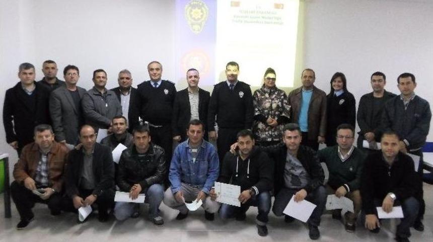 Mersin&rsquo;de Emniyet Personeline &rsquo;takograf Eğitimi&rsquo;
