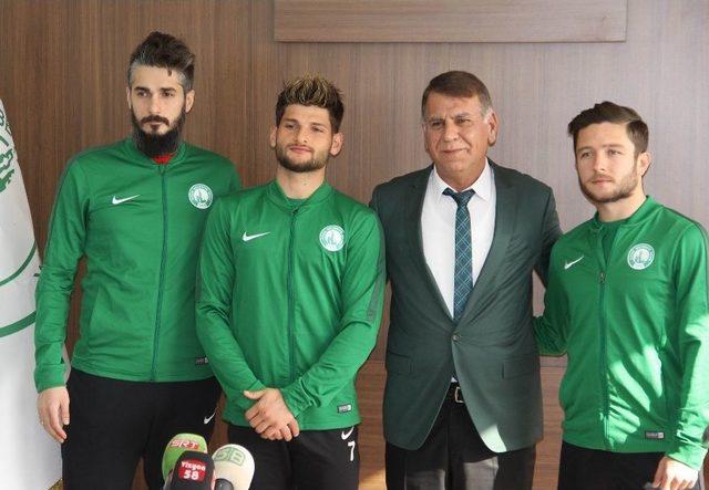 Sivas Belediyespor 3 Futbolcuyla Sözleşme İmzaladı