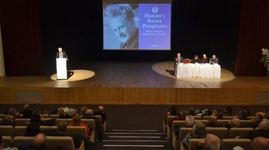Nazım Hikmet Ran Şiirlerle Anıldı