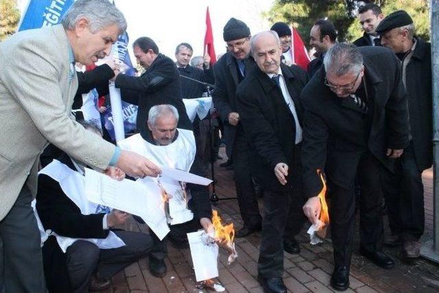 Türkiye Kamu-sen Tekirdağ Subesi’nden ’zam’ Protestosu