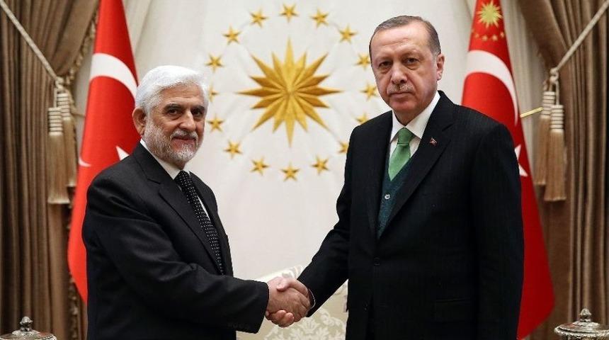 Cumhurbaşkanı Erdoğan, Afganistan B&uuml;y&uuml;kel&ccedil;isi Sayedjan&rsquo;i Kabul Etti