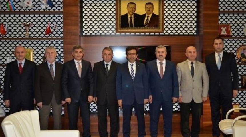 Vali G&uuml;zeloğlu&rsquo;ndan Başkan Baran&rsquo;a Ziyaret
