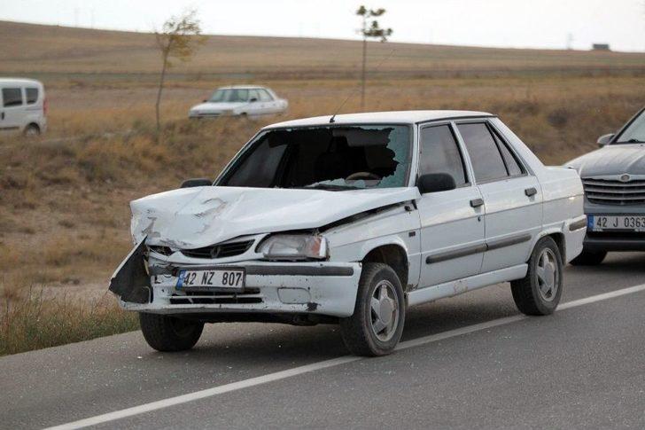 Konya’da Kum Fırtınasında 19 Araç Birbirine Girdi: 17 Yaralı G1
