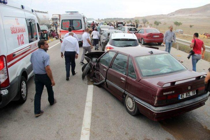 Konya’da Kum Fırtınasında 19 Araç Birbirine Girdi: 17 Yaralı G3