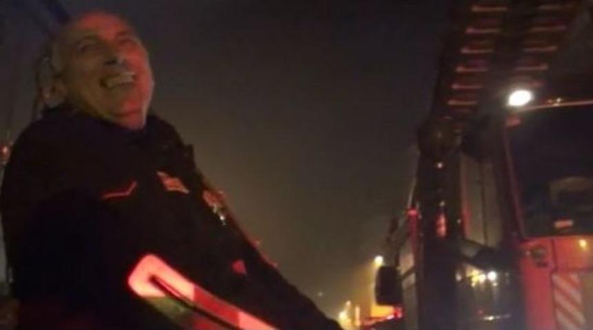 Aydın&rsquo;da Yangın Alarmı Duşta Son Buldu