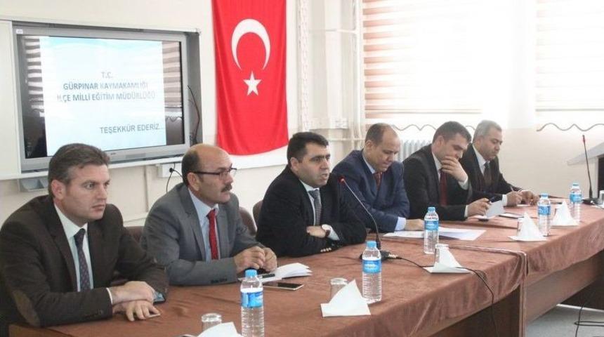 G&uuml;rpınar&rsquo;da &lsquo;eğitim Değerlendirme&rsquo; Toplantısı