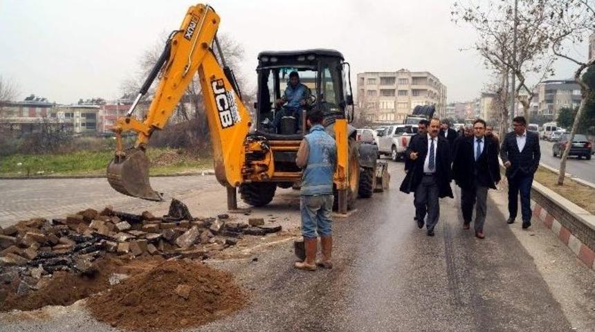 Aski, Ordu Caddesindeki Alt Yapı Sorununu &Ccedil;&ouml;z&uuml;yor