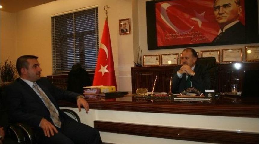 Mhp Y&ouml;neticilerinden Yakutiye Kaymakamı Ahmet Katırcı&rsquo;ya Ziyaret