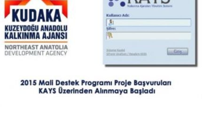 2015 Mali Destek Programı Proje Başvuruları Kays &Uuml;zerinden Alınmaya Başladı
