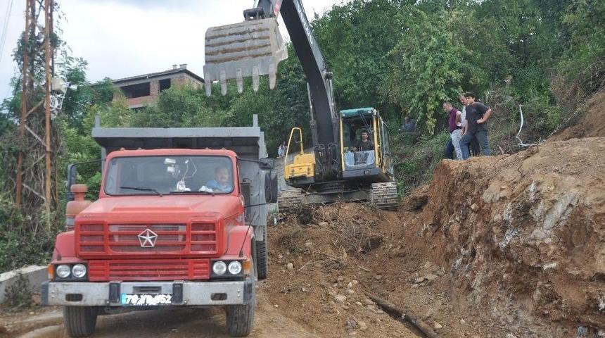 Tarihi Eserin Bulunduğu Alanda Yol Açma Çalışmaları Başladı