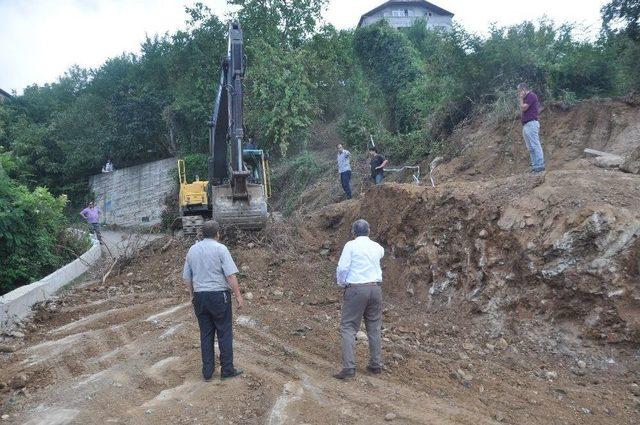 Tarihi Eserin Bulunduğu Alanda Yol Açma Çalışmaları Başladı