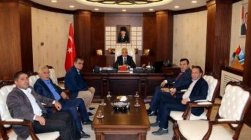 Başkan Arslan&rsquo;dan Vali Toprak&rsquo;a Ziyaret