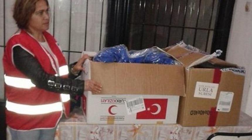 Urla Kızılay Şubesi&rsquo;nden Yardım Seferberliği