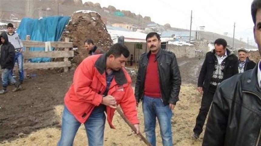 Kazıkkaya k&ouml;y&uuml; &ccedil;amur deryasına d&ouml;nd&uuml;