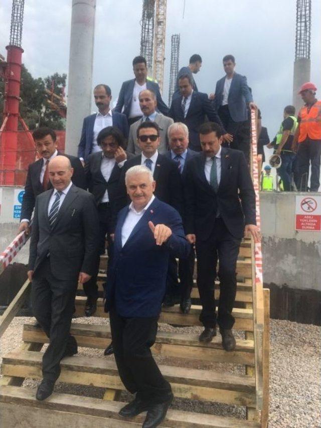 Binali Yıldırım’dan Nevvar Salih İşgören Ulu Camii İnşaatına Ziyaret