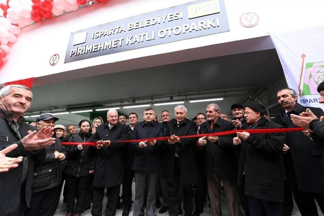 Isparta&rsquo;da 6 Katlı Otopark A&ccedil;ıldı