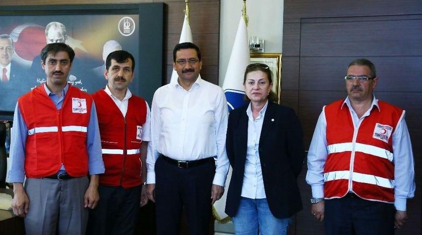 Başkan Ak&rsquo;tan Gazze&rsquo;ye Kurban Bağışı