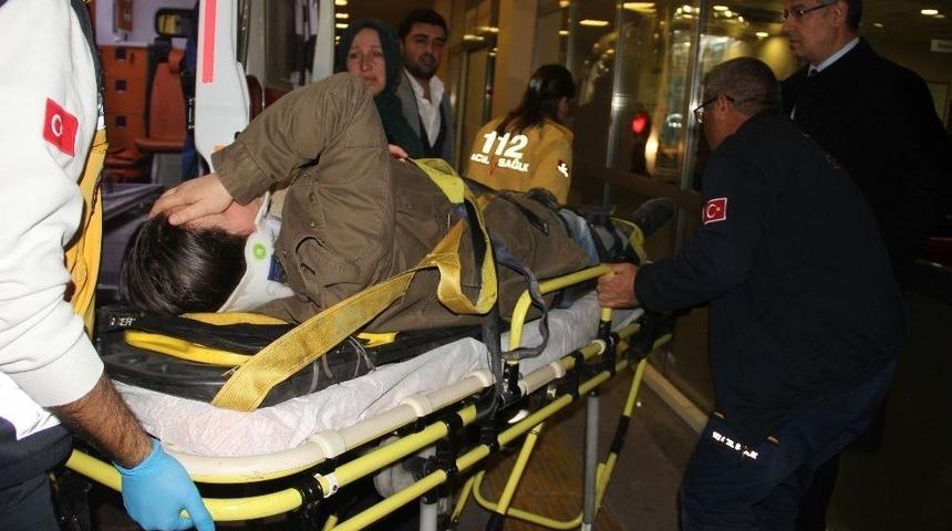 &Ccedil;arptığı Kadını Olay Yerinde Bırakıp Ka&ccedil;tı