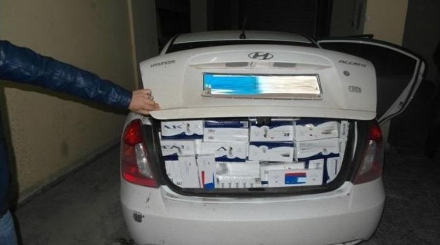 Bayburt&rsquo;ta 16 Bin 959 Paket Ka&ccedil;ak Sigara Ele Ge&ccedil;irildi