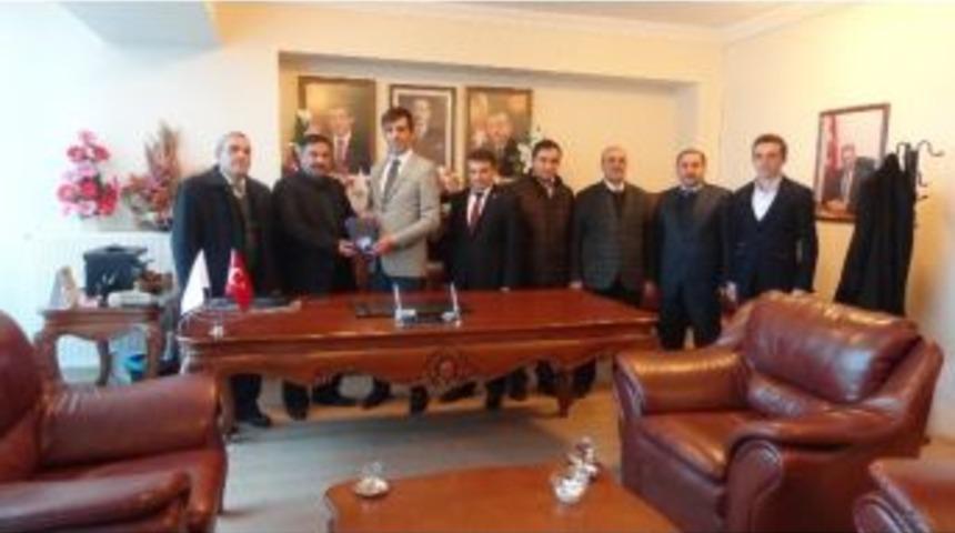 Birlik Haber-sen&rsquo;den Ak Parti Merkez İl&ccedil;e Başkanı G&uuml;neşe Ziyaret