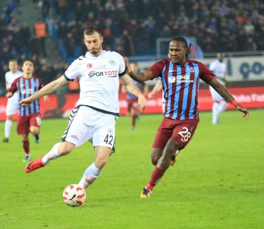 Ziraat T&uuml;rkiye Kupası: Trabzonspor: 1 - Atiker Konyaspor: 1 (ma&ccedil; Sonucu)