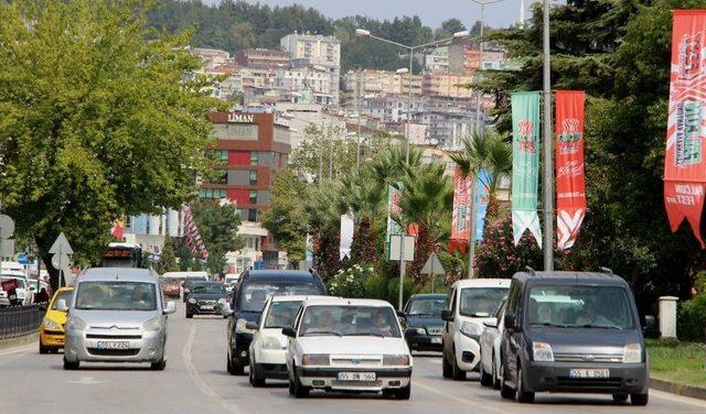 Samsun’da Trafiğe Kayıtlı Araç Sayısı 348 Bin 351 Oldu